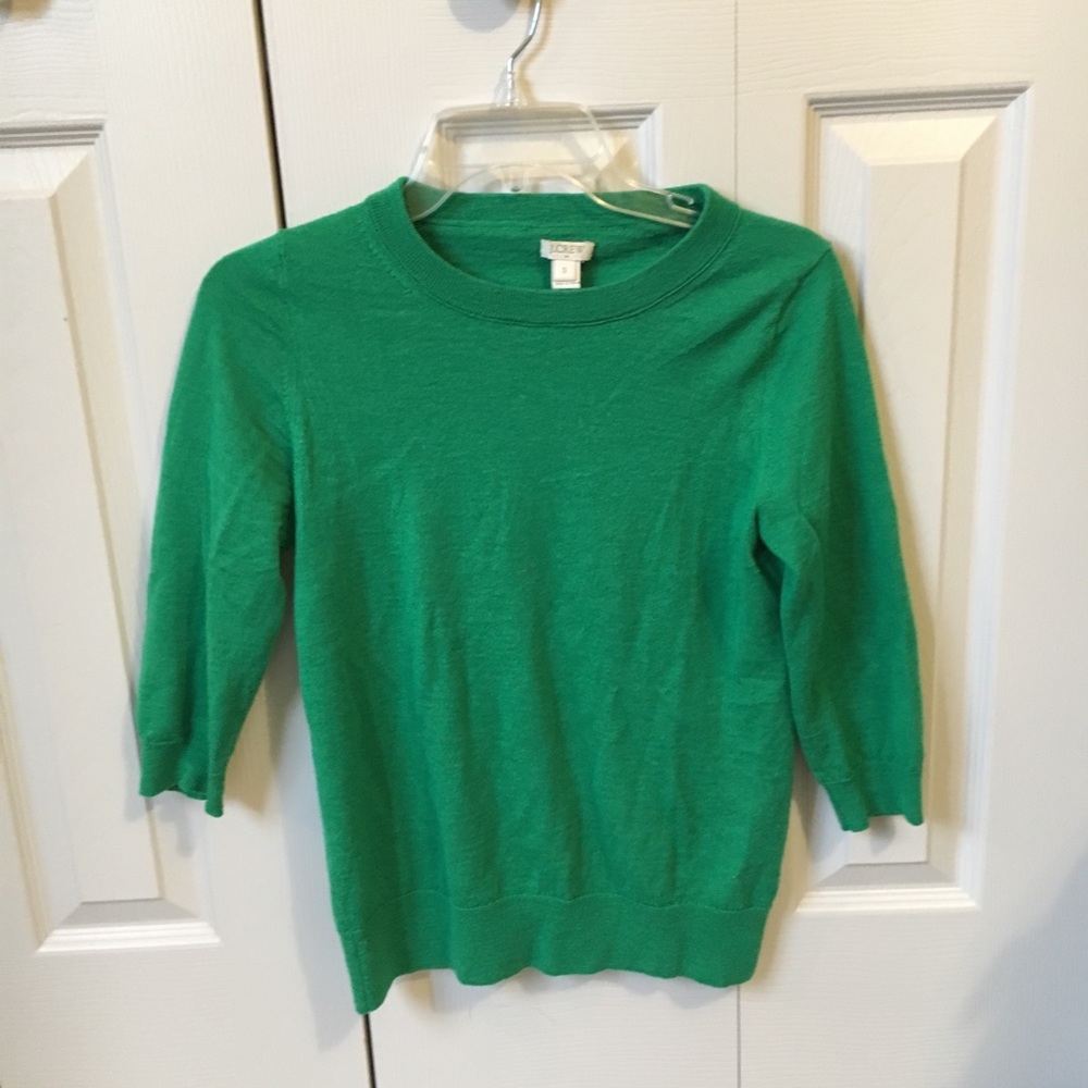 J. Crew Green Sweater